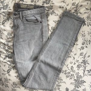 Madewell Light Gray Skinny Jeans